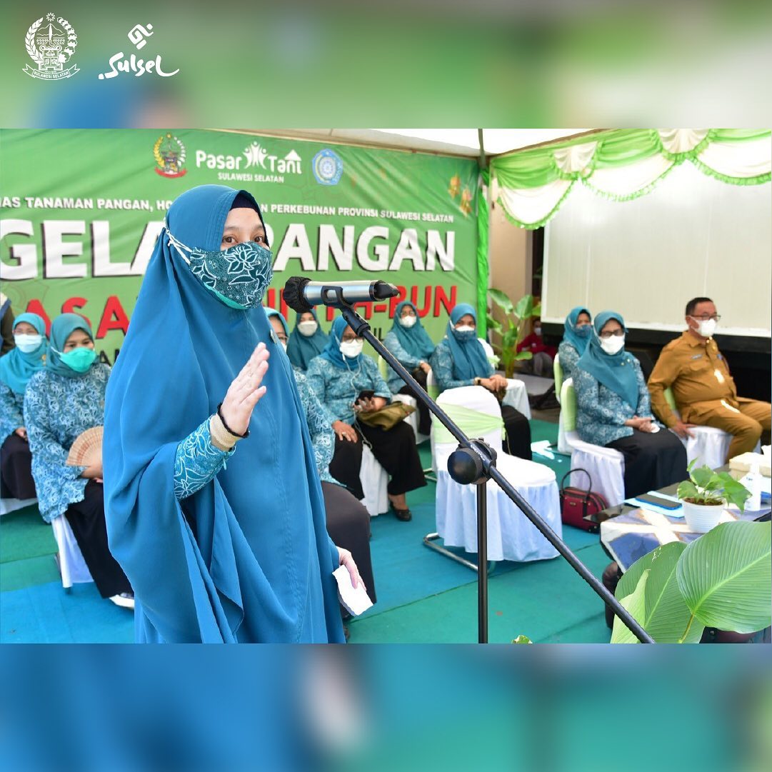 Plt Ketua TP PKK Sulsel Buka Kegiatan Gelar Pangan Pasar Tani